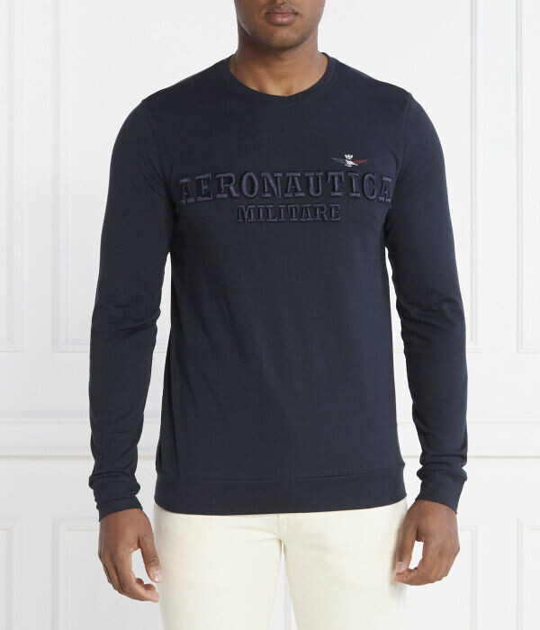Лонгслив мужской Aeronautica Militare с объемным логотипом, синий
Лонгслив мужской Aeronautica Militare с объемным логотипом, синий