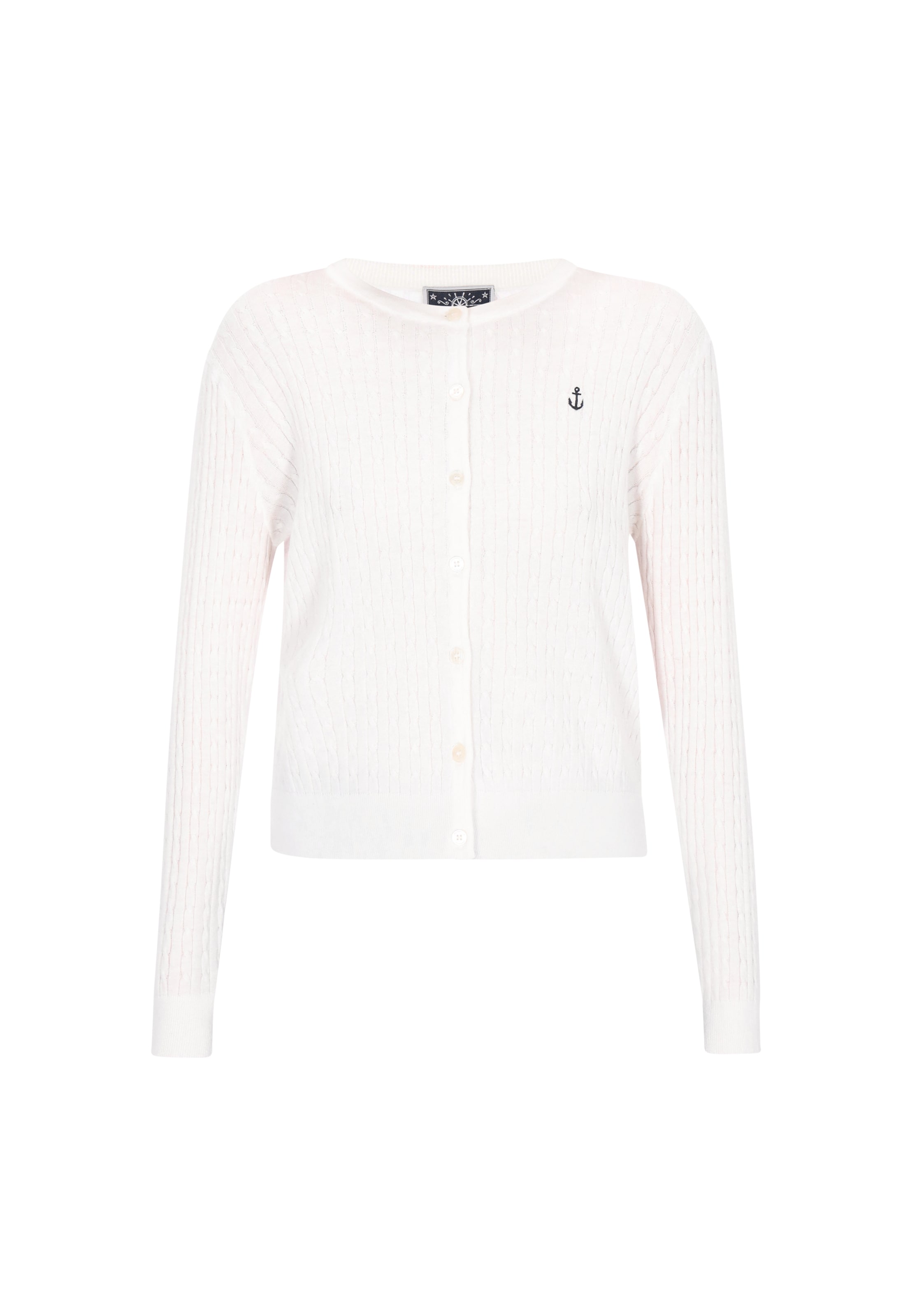 DreiMaster Maritim Вязаный кардиган в белом цвете
DreiMaster Maritim Вязаный кардиган в белом цвете