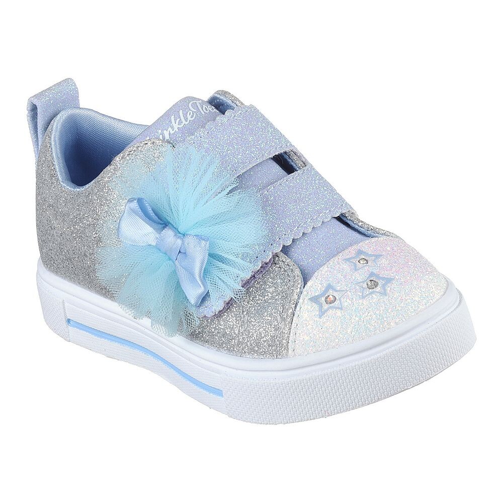 Skechers Twinkle Toes: туфли с подсветкой для маленьких девочек Twinkle Sparks Glitter Gems, цвет Silver Blue
Skechers Twinkle Toes: туфли с подсветкой для маленьких девочек Twinkle Sparks Glitter Gems, цвет Silver Blue