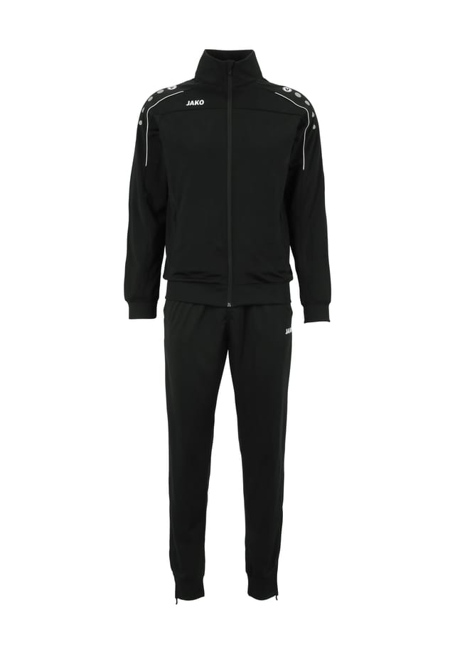 Спортивный костюм Classico с воротником-стойкой и эластичным поясом Jako, черный
Спортивный костюм Classico с воротником-стойкой и эластичным поясом Jako, черный