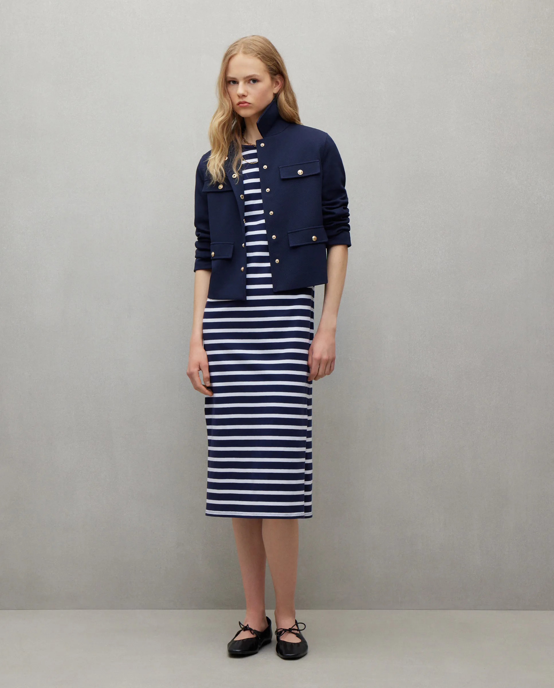 Миди-платье с пуговицами Easy Wear, синий
Миди-платье с пуговицами Easy Wear, синий