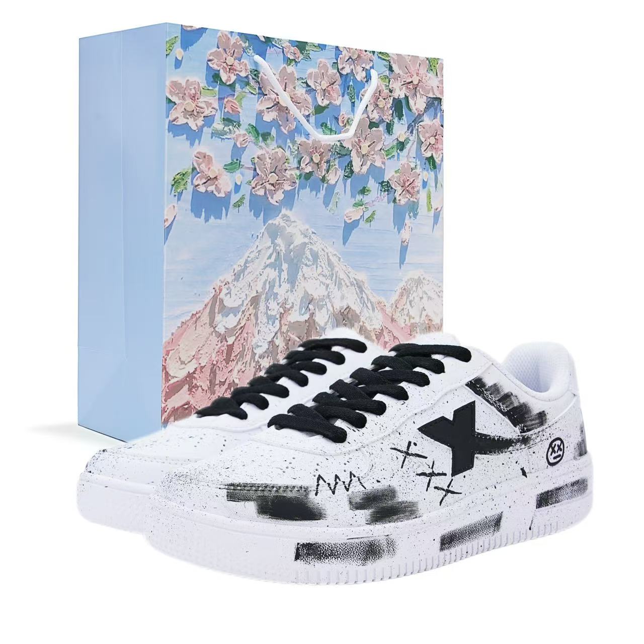 XTEP Кроссовки Air Force One с низким верхом для скейтборда, противоскользящие, износостойкие, мужские, черно-белые
XTEP Кроссовки Air Force One с низким верхом для скейтборда, противоскользящие, износостойкие, мужские, черно-белые