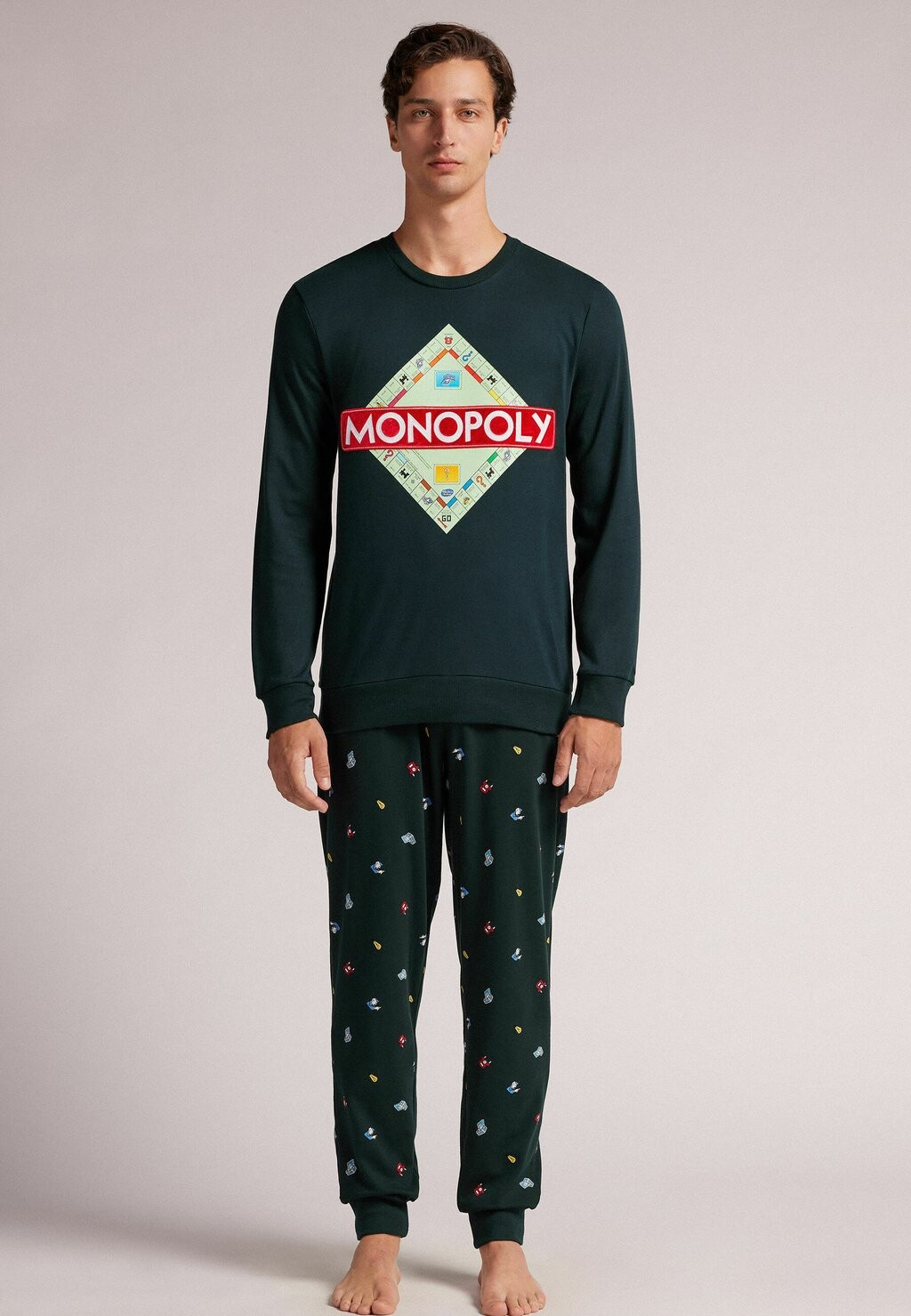 Пижамный комплект HASBRO MONOPOLY SET Intimissimi, темно-зеленый
Пижамный комплект HASBRO MONOPOLY SET Intimissimi, темно-зеленый