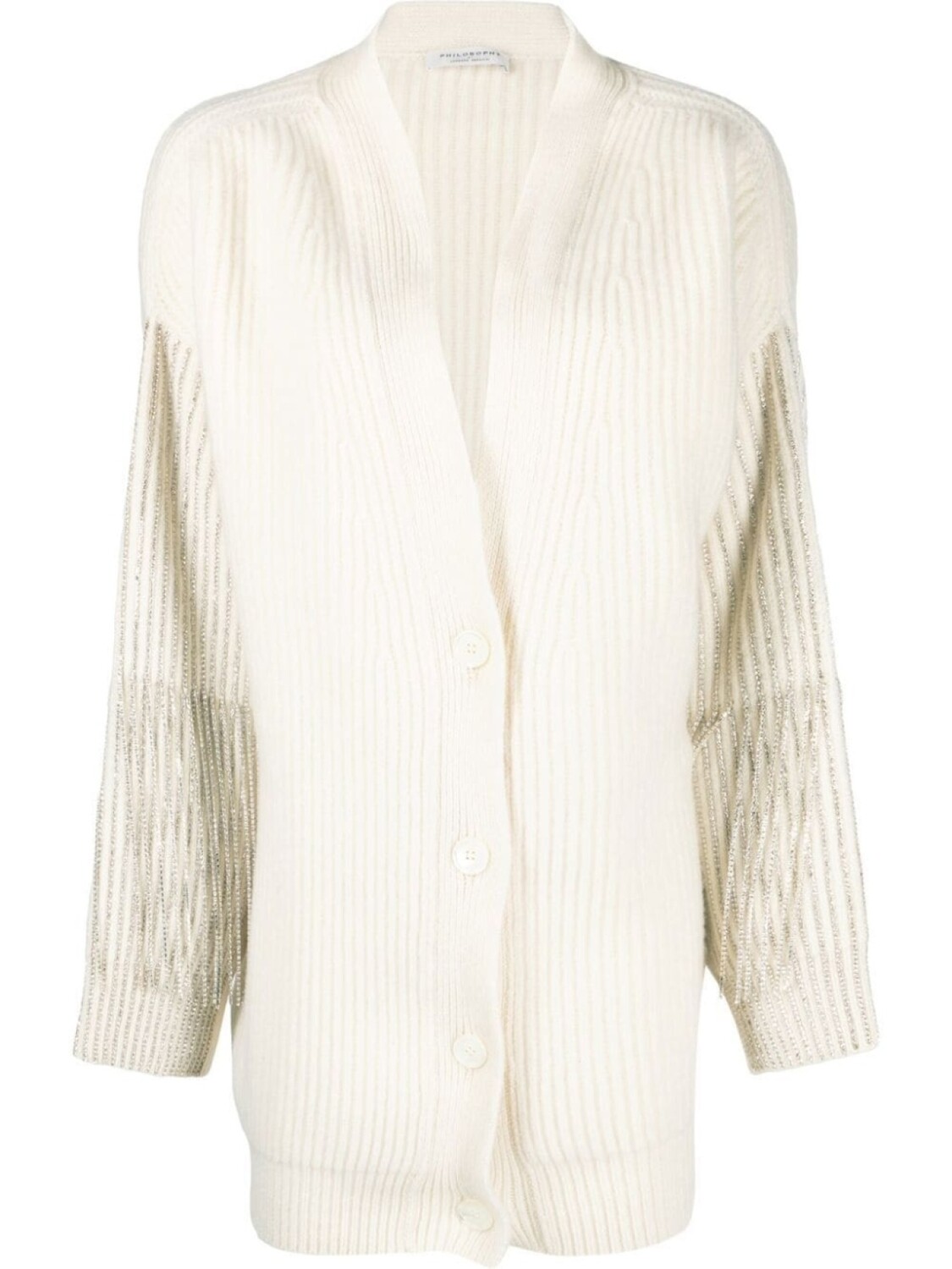 Philosophy Di Lorenzo Serafini кардиган в рубчик с пайетками, нейтральный цвет
Philosophy Di Lorenzo Serafini кардиган в рубчик с пайетками, нейтральный цвет