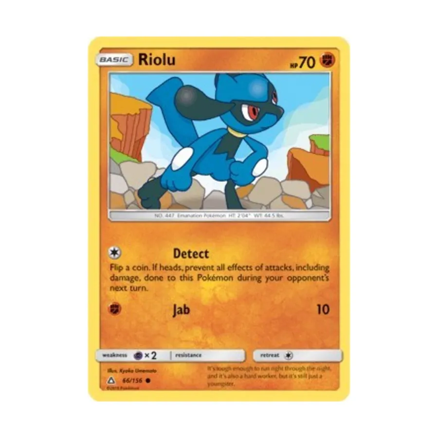 CCG Риолу (К) #66, Pokemon - Sun & Moon - Ultra Prism - Singles
CCG Риолу (К) #66, Pokemon - Sun & Moon - Ultra Prism - Singles