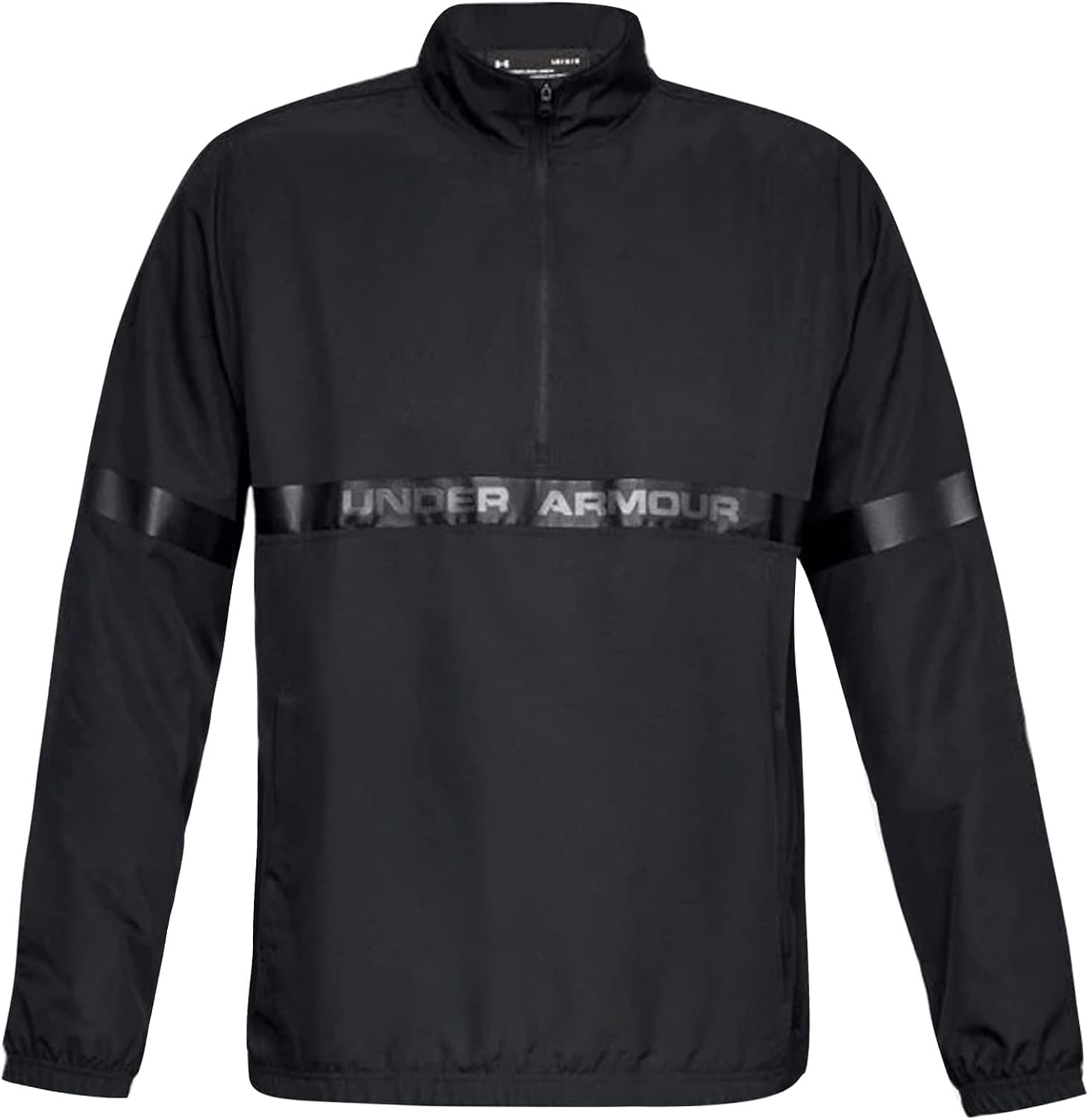 Мужская спортивная тканая куртка Under Armour с застежкой-молнией 1/2, Black (001)/Charcoal
Мужская спортивная тканая куртка Under Armour с застежкой-молнией 1/2, Black (001)/Charcoal