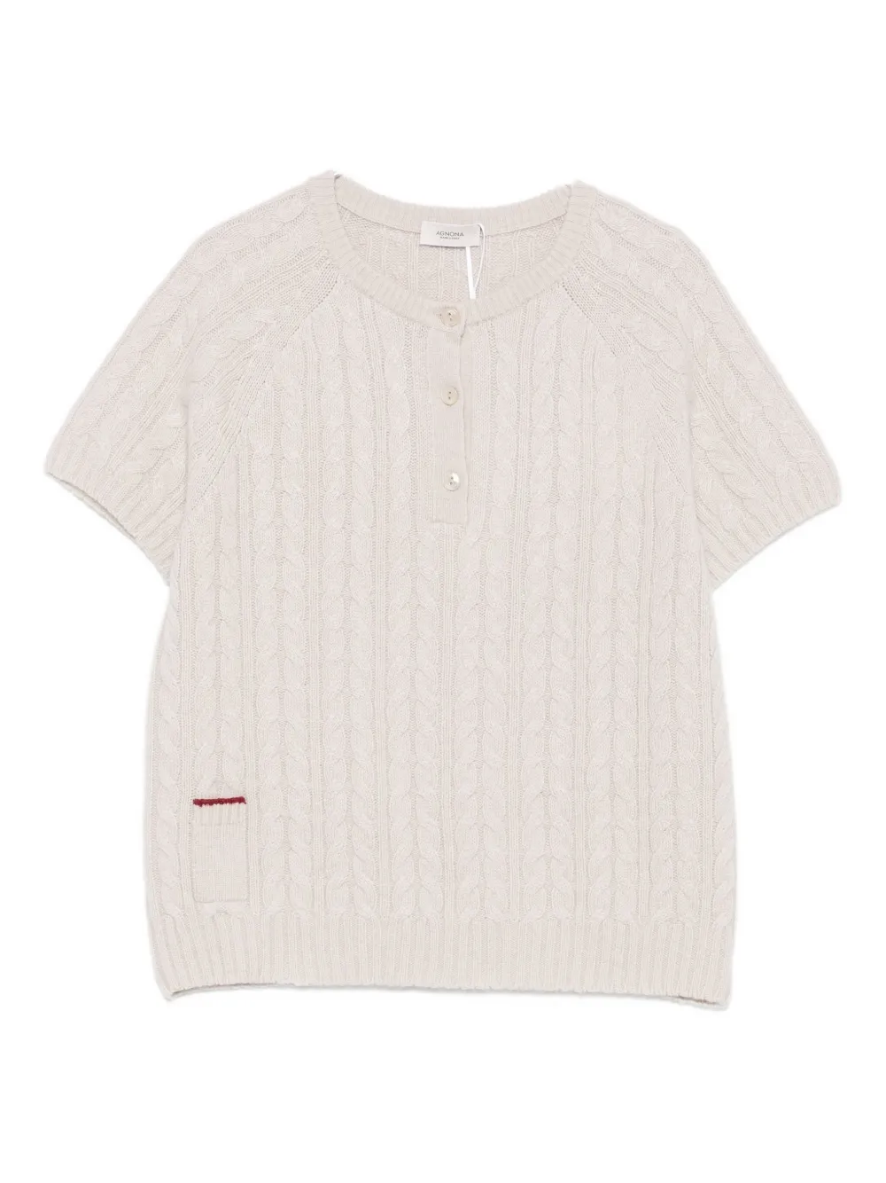 Футболка с круглым вырезом Agnona, светло-бежевый
Футболка с круглым вырезом Agnona, светло-бежевый