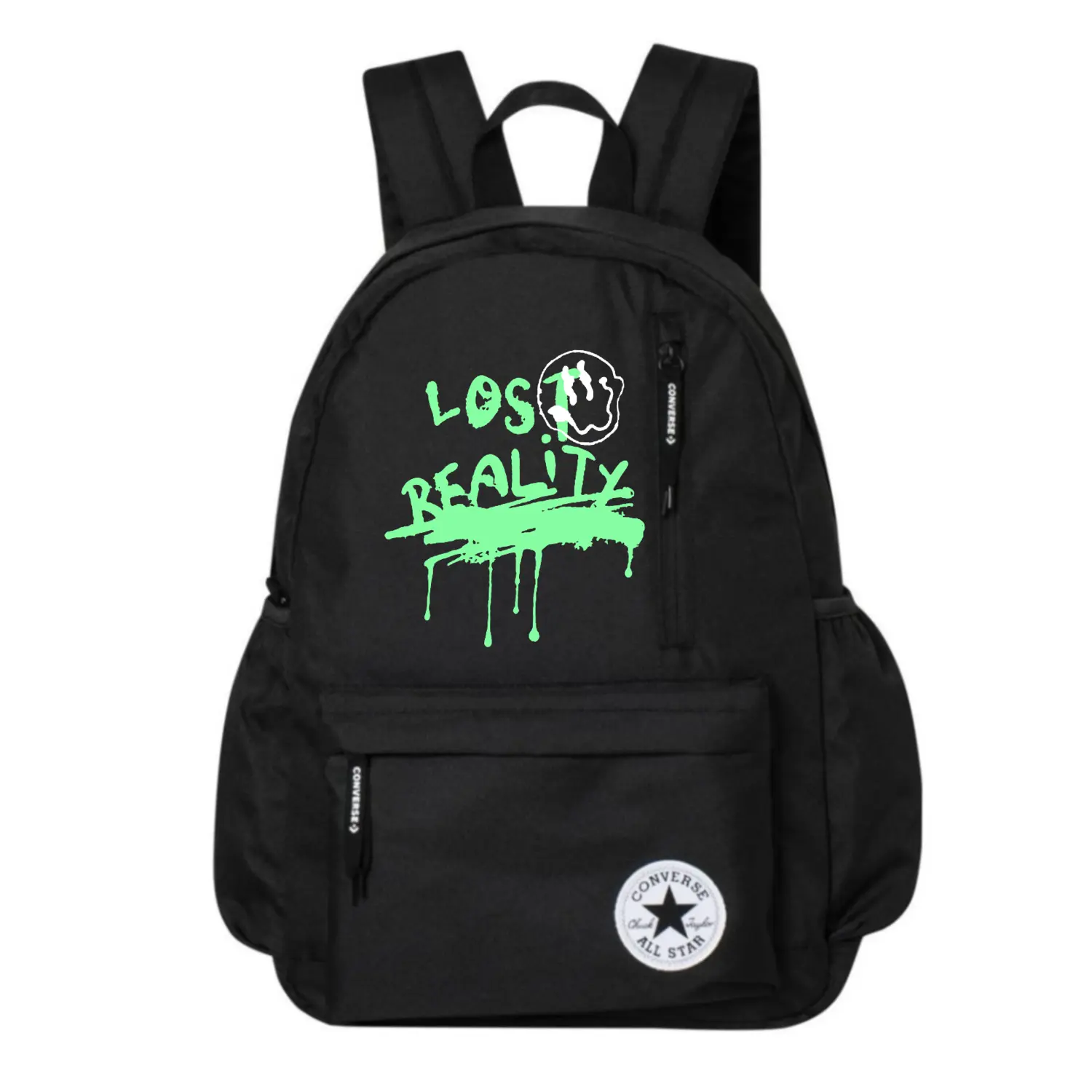 Converse Полиэстеровый рюкзак среднего размера унисекс черный, Smiley Face Letter Graffiti
Converse Полиэстеровый рюкзак среднего размера унисекс черный, Smiley Face Letter Graffiti