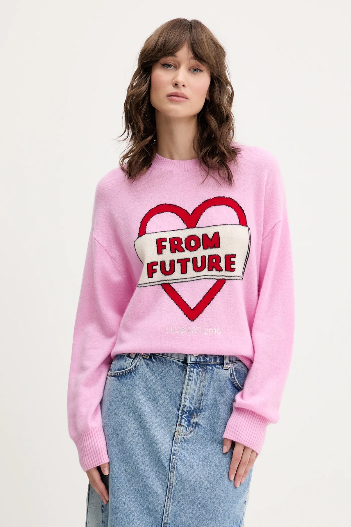 Кашемировый свитер From Future, розовый
Кашемировый свитер From Future, розовый