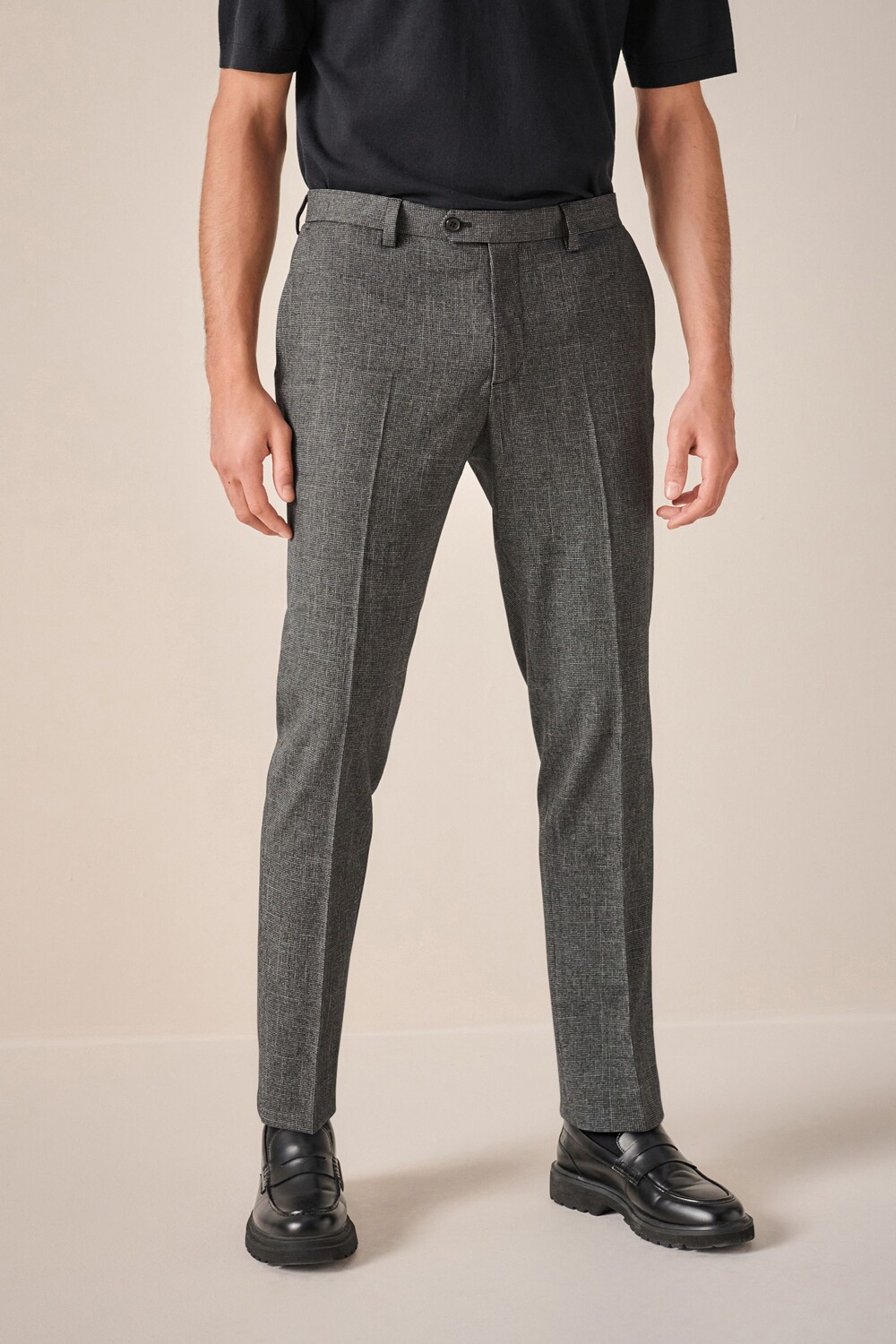 Костюмные брюки с отделкой из фактурной ткани Next, серый
Костюмные брюки с отделкой из фактурной ткани Next, серый