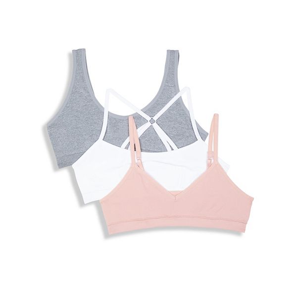 Детский 3-штучный комплект бесшовных бюстгальтеров для девочек 7-16 лет Hanes, Pink Gray
Детский 3-штучный комплект бесшовных бюстгальтеров для девочек 7-16 лет Hanes, Pink Gray