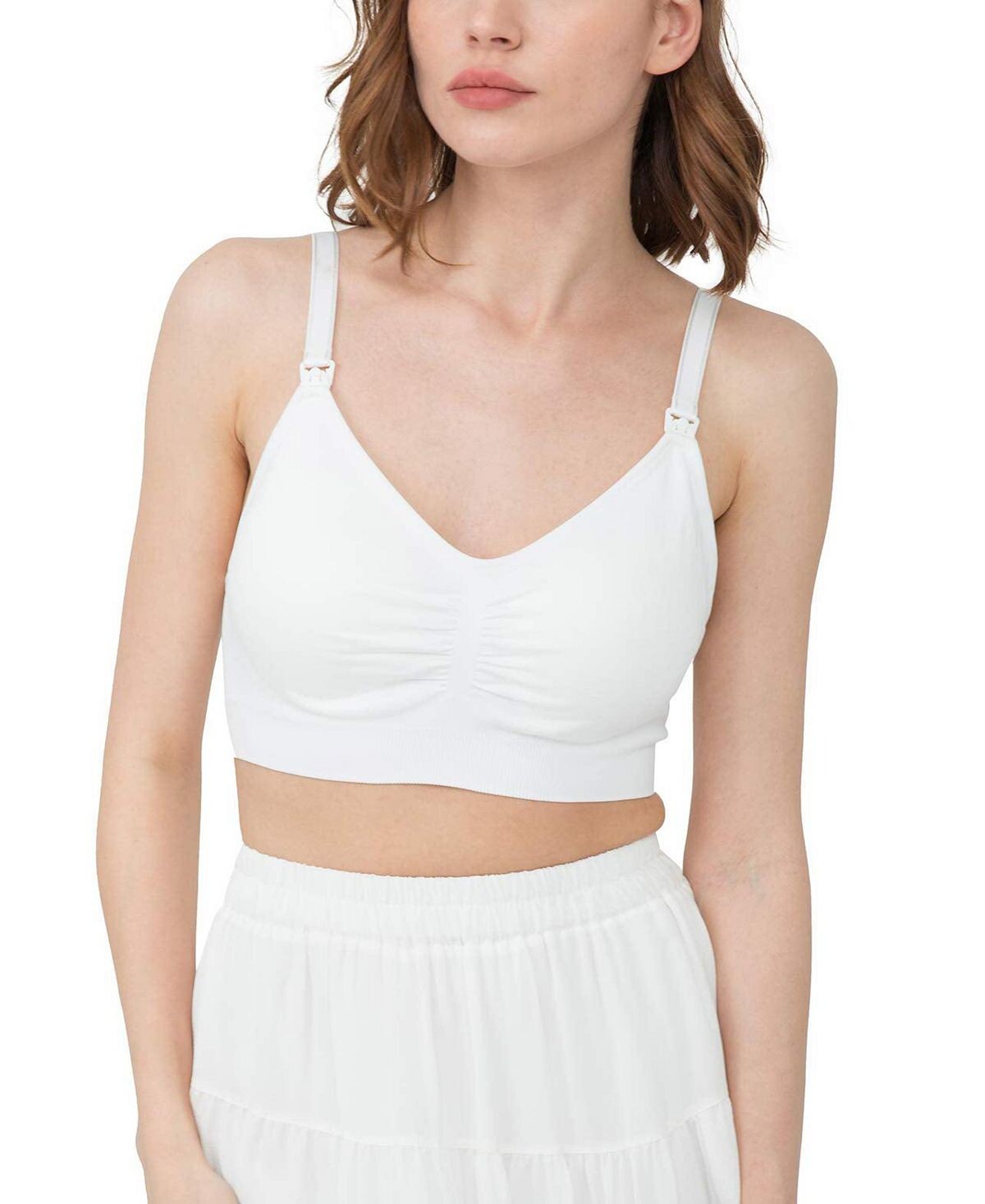 Jade - Бесшовный бюстгальтер для беременных и кормящих мам Modern Eternity Maternity, белый
Jade - Бесшовный бюстгальтер для беременных и кормящих мам Modern Eternity Maternity, белый