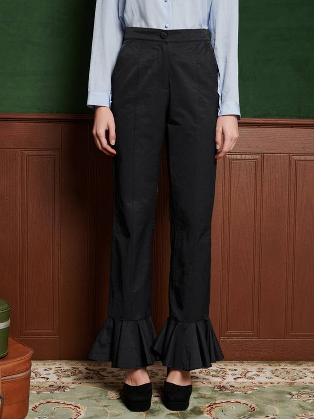 Брюки с оборками wilhelm Sister Jane, черный 
Брюки с оборками wilhelm Sister Jane, черный