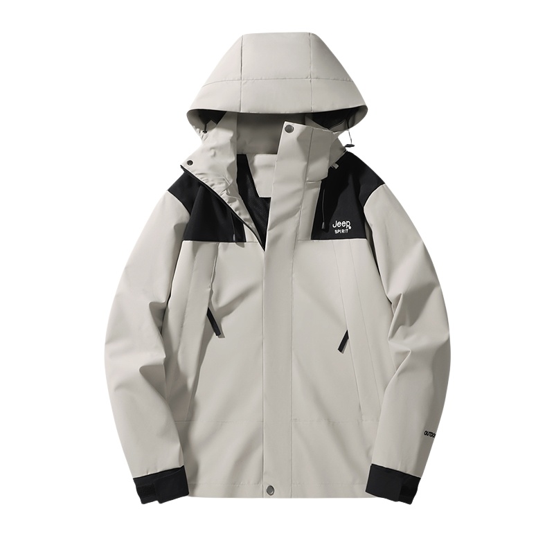 JEEP SPIRIT Ветровка Unisex, Beige Rabbit Gray 
JEEP SPIRIT Ветровка Unisex, Beige Rabbit Gray