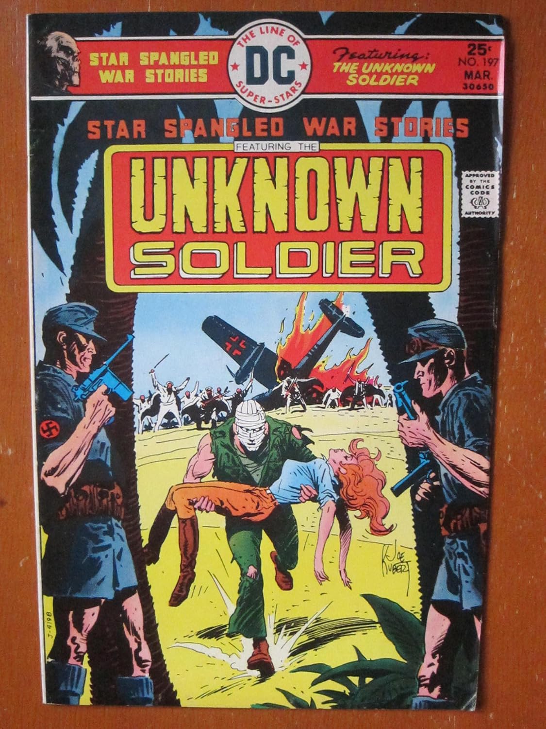 Star Spangled War Stories #197, March 1976. Unknown Soldier (DC Comics)
Star Spangled War Stories #197, March 1976. Unknown Soldier (DC Comics)