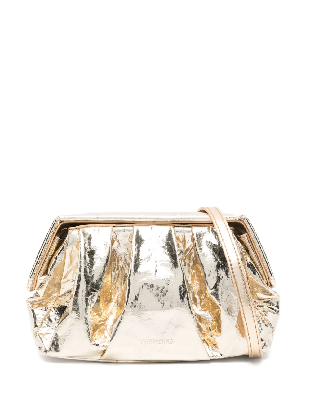 Плиссированный клатч с эффектом металлик Themoirè, золотистый
Плиссированный клатч с эффектом металлик Themoirè, золотистый