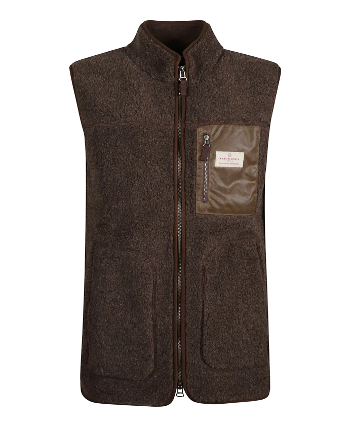 Жилет из шерстяного флиса Heroes Amundsen, коричневый
Жилет из шерстяного флиса Heroes Amundsen, коричневый