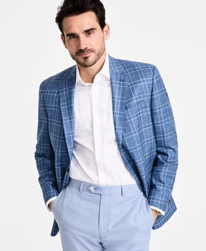 Мужские классические спортивные пиджаки из шерстяной смеси Michael Kors, синий
Мужские классические спортивные пиджаки из шерстяной смеси Michael Kors, синий