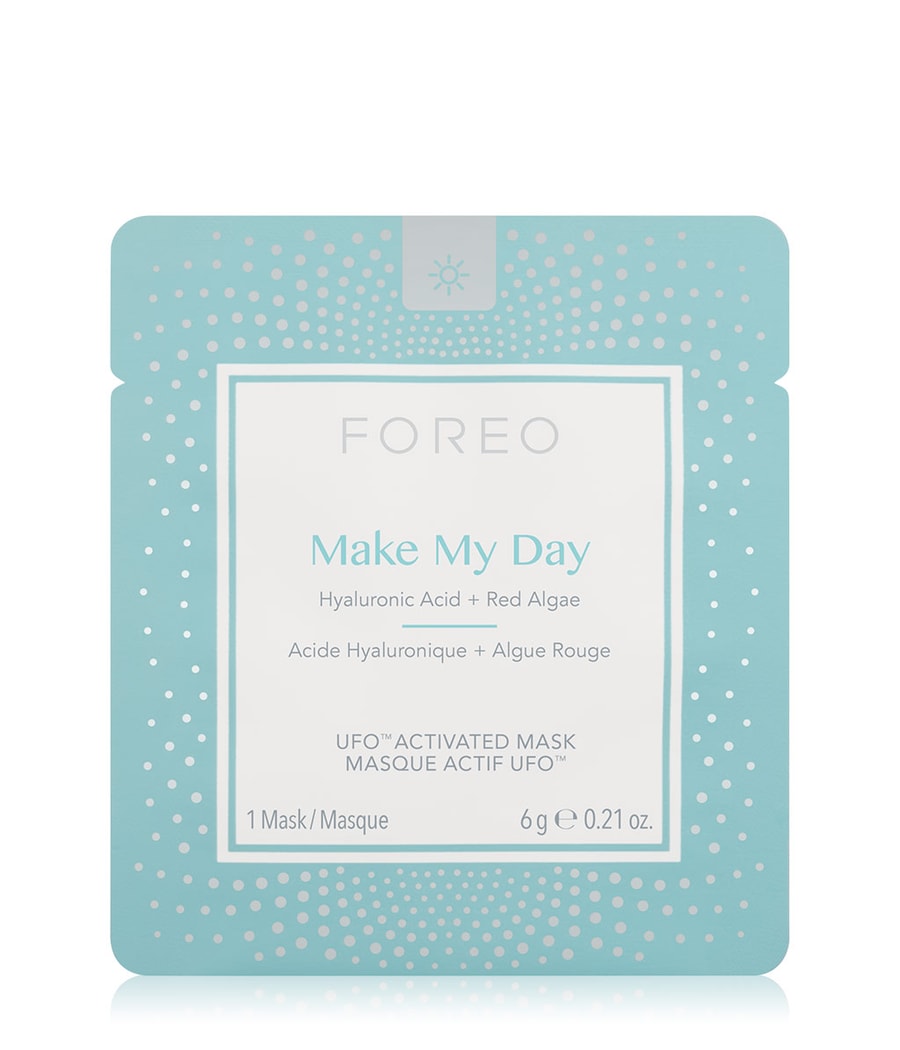 Тканевая маска FOREO Ufo Intelligente Maskenbehandlung Make My Day, 7 шт.
Тканевая маска FOREO Ufo Intelligente Maskenbehandlung Make My Day, 7 шт.