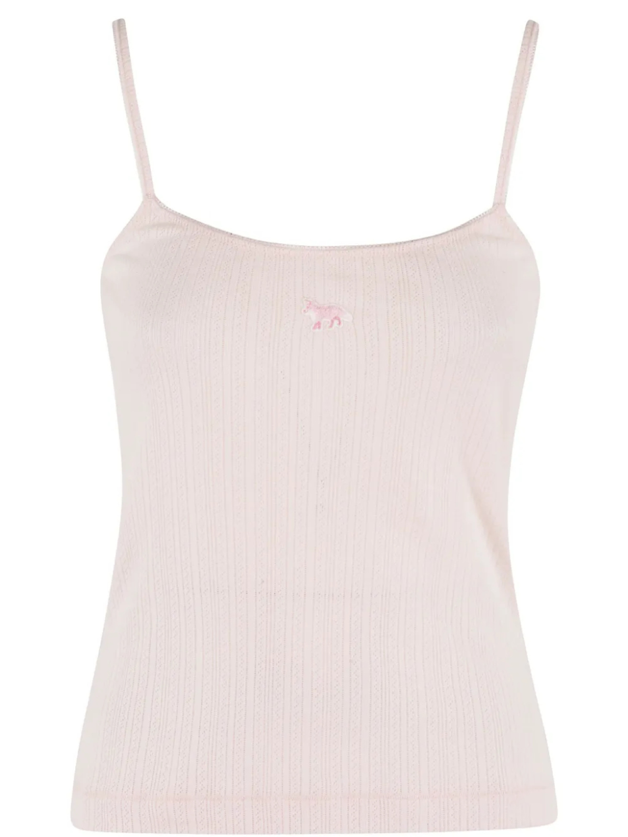 Топ с нашивкой-логотипом Maison Kitsuné, розовый
Топ с нашивкой-логотипом Maison Kitsuné, розовый