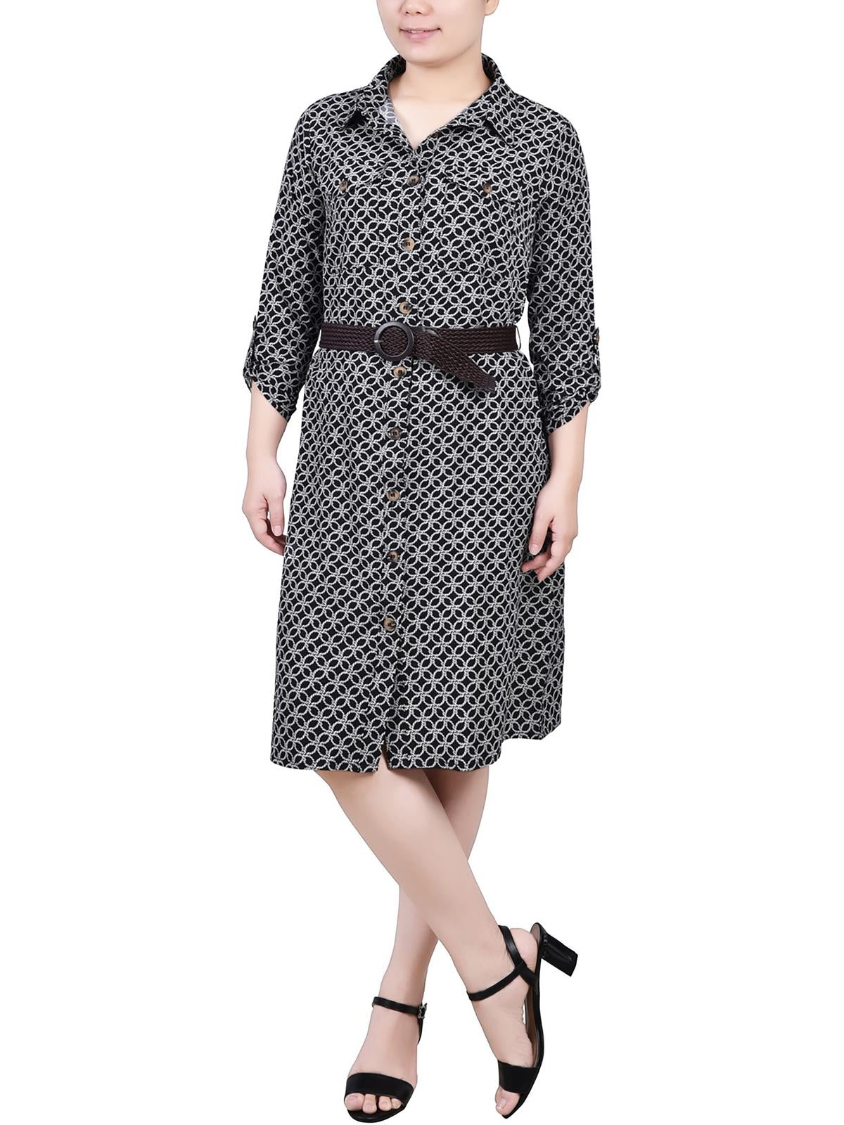 Платье-рубашка с карманами для женщин Petites NY Collection, цвет black-white rope iconic
Платье-рубашка с карманами для женщин Petites NY Collection, цвет black-white rope iconic