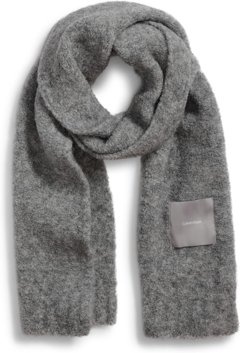 Женский мягкий вязаный шарф-букле Calvin Klein для холодной погоды, Heather Mid Gray
Женский мягкий вязаный шарф-букле Calvin Klein для холодной погоды, Heather Mid Gray