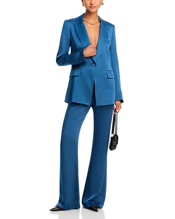 Расклешенные брюки Veronica Beard Lebone, синий
Расклешенные брюки Veronica Beard Lebone, синий