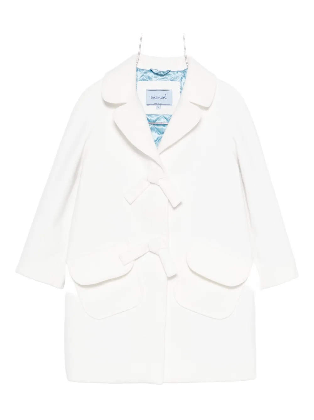 Пальто с бантом Mi Mi Sol, белый
Пальто с бантом Mi Mi Sol, белый
