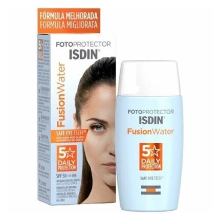 Солнцезащитный крем для лица Fusion Water Spf 50, 50 мл, Isdin 
Солнцезащитный крем для лица Fusion Water Spf 50, 50 мл, Isdin