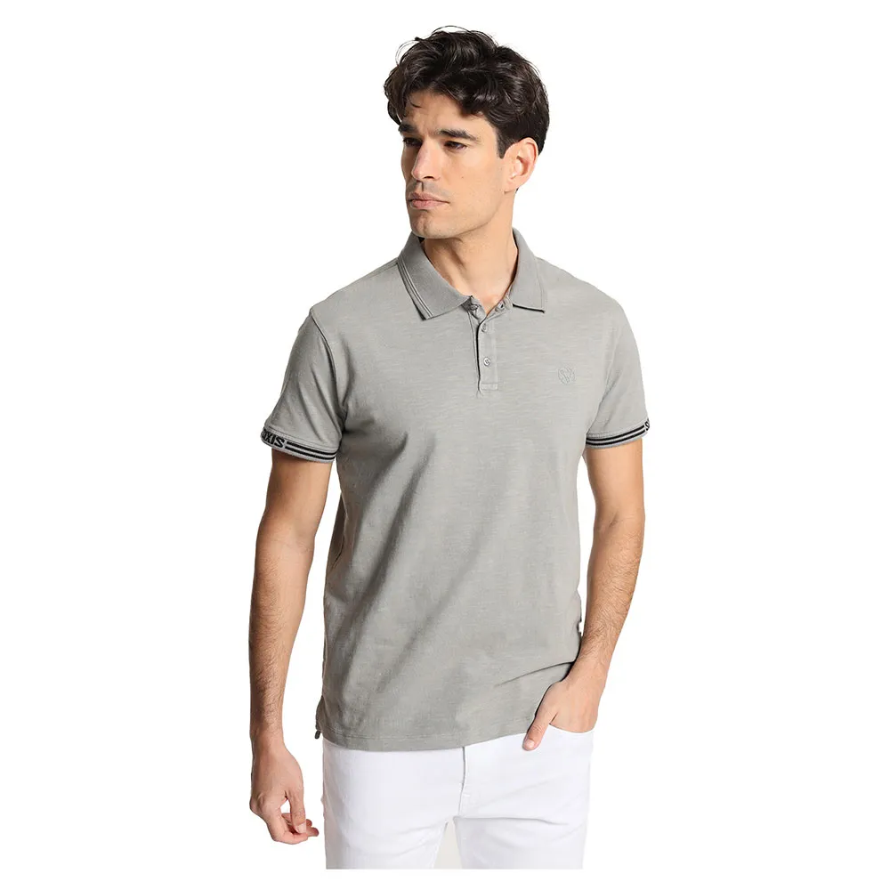 Поло с коротким рукавом Six Valves 11007, серый 
Поло с коротким рукавом Six Valves 11007, серый