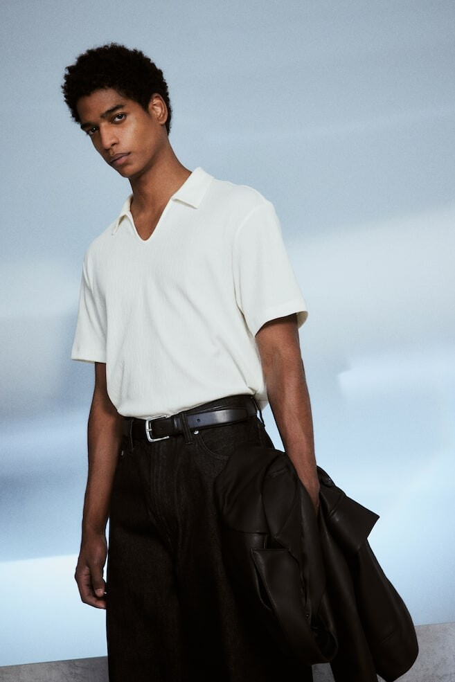 Футболка с воротником, прямого кроя H&M, белый
Футболка с воротником, прямого кроя H&M, белый