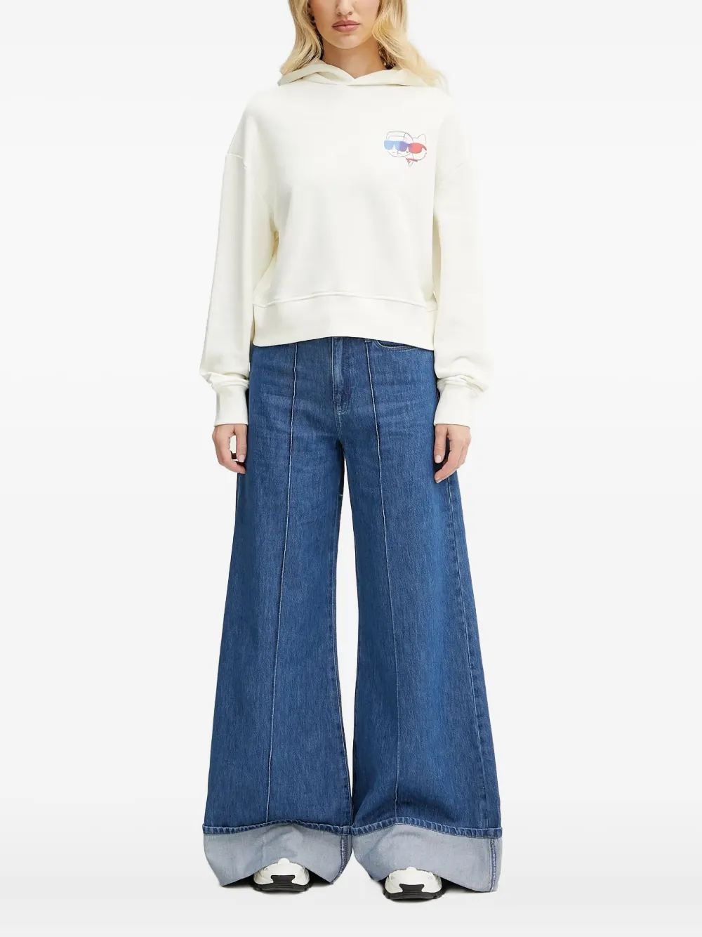 Толстовка с капюшоном и мотивом Шупетт KARL LAGERFELD, белый
Толстовка с капюшоном и мотивом Шупетт KARL LAGERFELD, белый