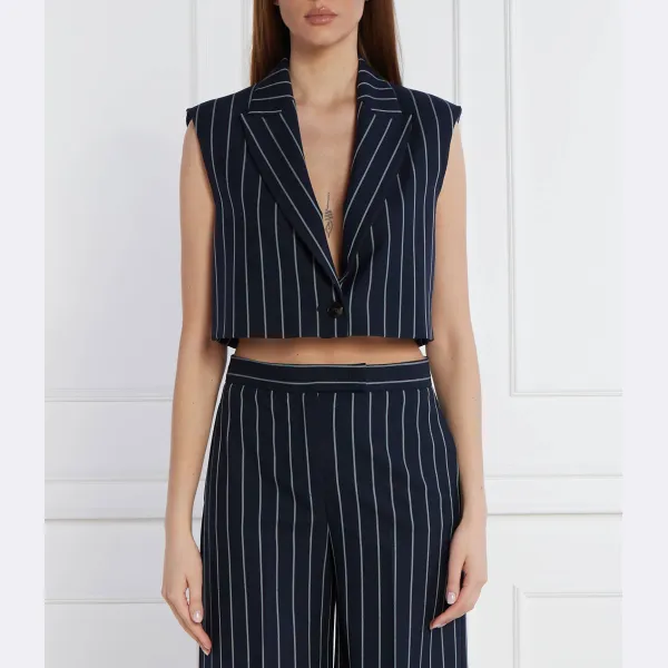 Укороченный жилет Max&Co., синий
Укороченный жилет Max&Co., синий