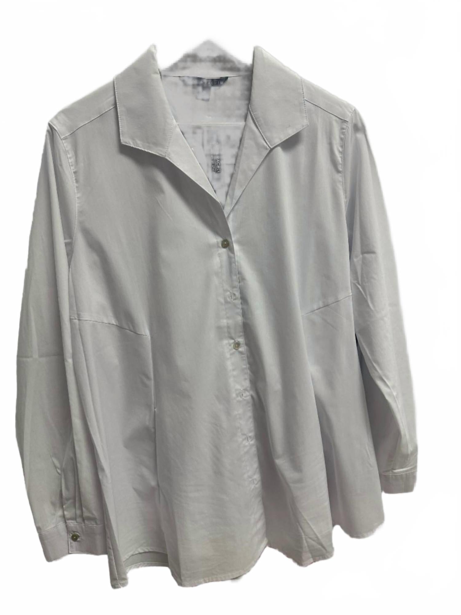 Женская белая рубашка на пуговицах с длинным рукавом Zac & Rachel
Женская белая рубашка на пуговицах с длинным рукавом Zac & Rachel