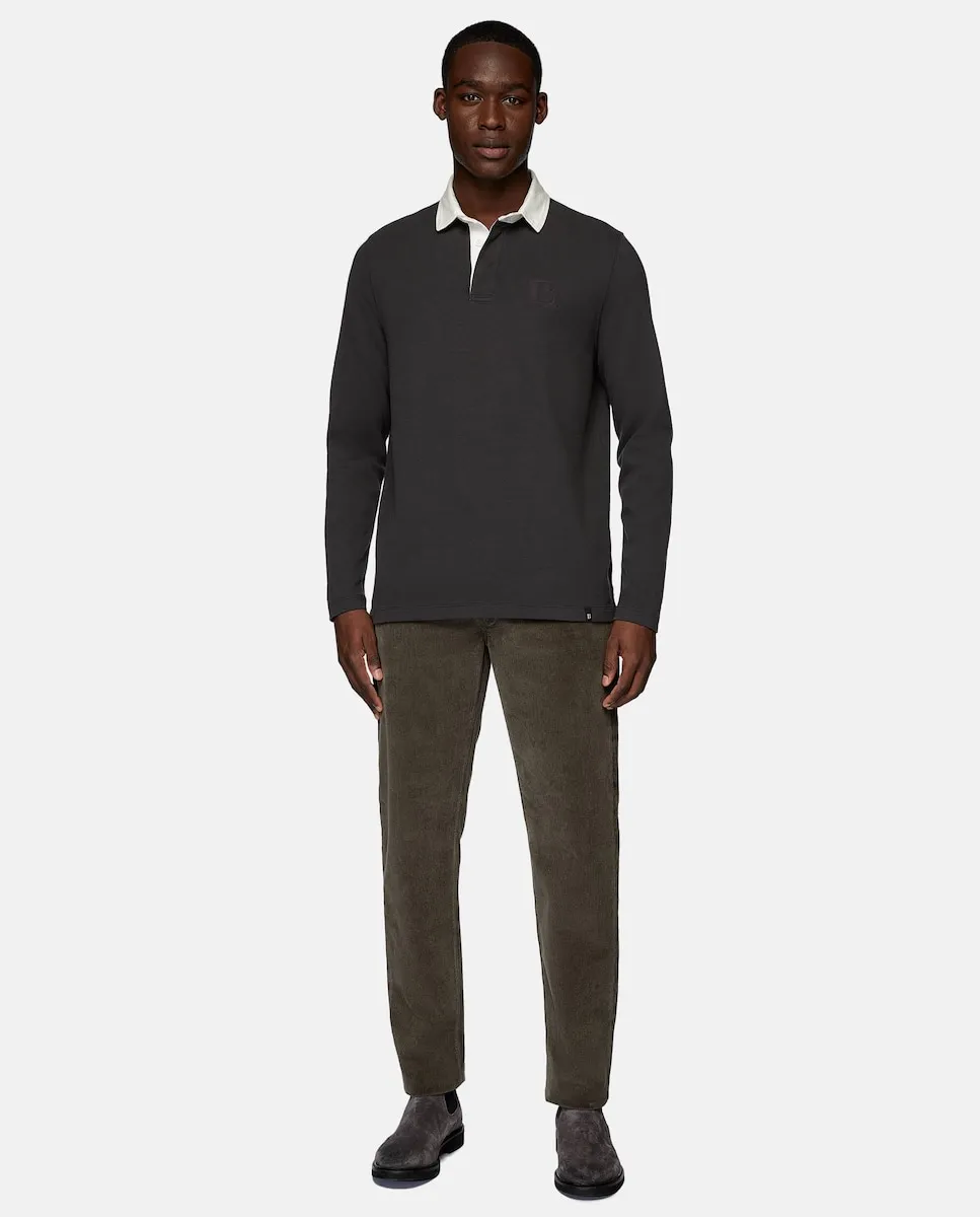 Мужские джинсы обычного кроя темно-серого цвета Boggi Milano, черный
Мужские джинсы обычного кроя темно-серого цвета Boggi Milano, черный