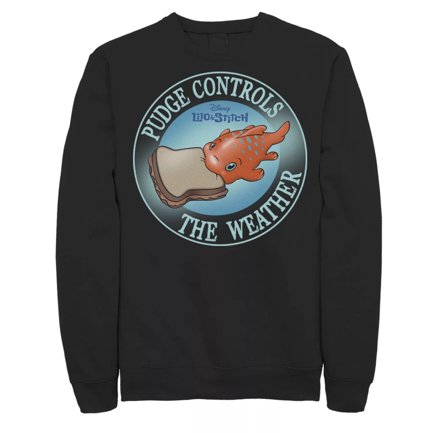Мужской свитшот Disney Lilo & Stitch Pudge Controls The Weather
Мужской свитшот Disney Lilo & Stitch Pudge Controls The Weather