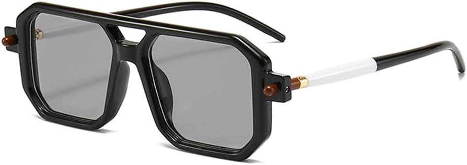 Солнцезащитные очки HYLLE в винтажном квадратном стиле 70-х годов, плоские, авиаторские, классические, ретро, стильные, с защитой от УФ-излучения UV400, для женщин и мужчин, Black Frame & Light Grey Lens
Солнцезащитные очки HYLLE в винтажном квадратном стиле 70-х годов, плоские, авиаторские, классические, ретро, стильные, с защитой от УФ-излучения UV400, для женщин и мужчин, Black Frame & Light Grey Lens