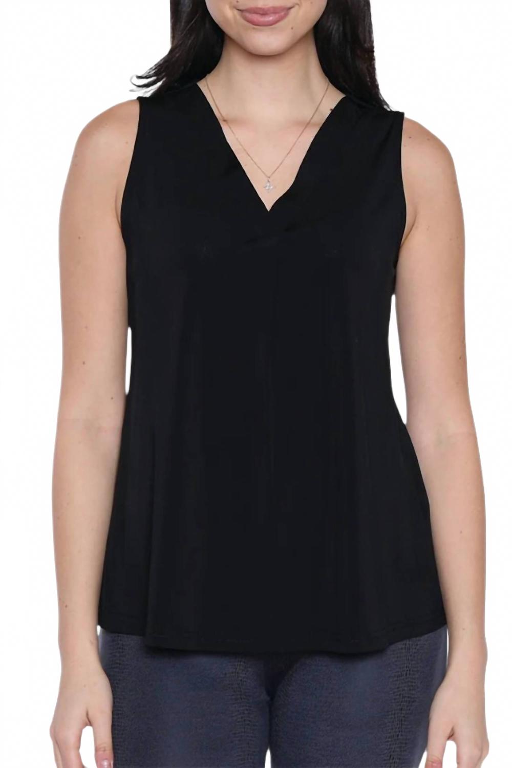 Топ свободного кроя без рукавов с V-образным вырезом, черный Papa Fashions, черный
Топ свободного кроя без рукавов с V-образным вырезом, черный Papa Fashions, черный