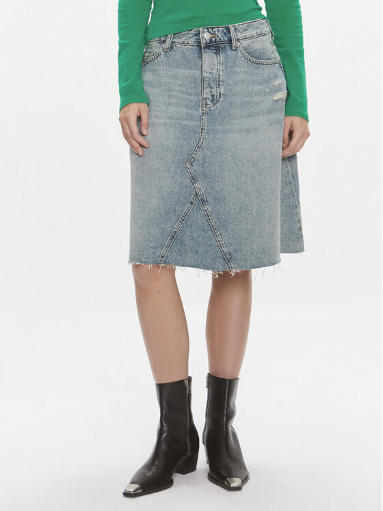 Джинсовая юбка свободного кроя Tommy Hilfiger, синий
Джинсовая юбка свободного кроя Tommy Hilfiger, синий