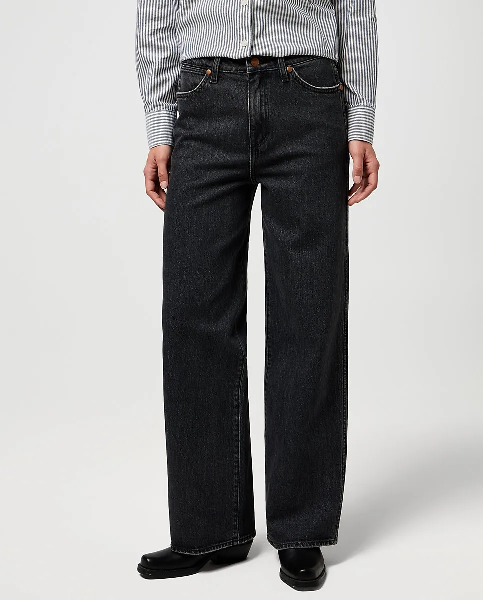 Женские джинсы прямого кроя свободного фасона со средней посадкой Wrangler, черный
Женские джинсы прямого кроя свободного фасона со средней посадкой Wrangler, черный