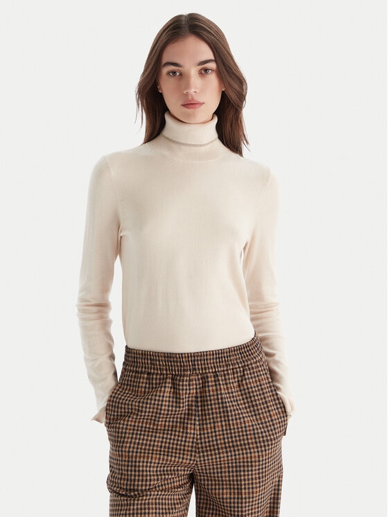 Водолазка regular fit MF5229 MS49I Liu Jo, экрю
Водолазка regular fit MF5229 MS49I Liu Jo, экрю