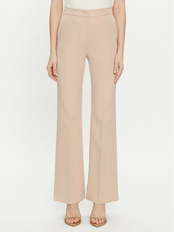 Широкие брюки из ткани Maryley, бежевый
Широкие брюки из ткани Maryley, бежевый