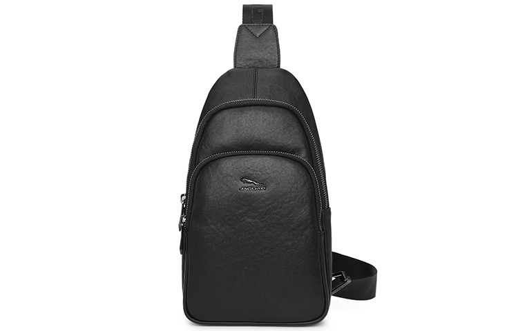 JAGUAR Кожаная поясная сумка через плечо мужская черная, Black
JAGUAR Кожаная поясная сумка через плечо мужская черная, Black