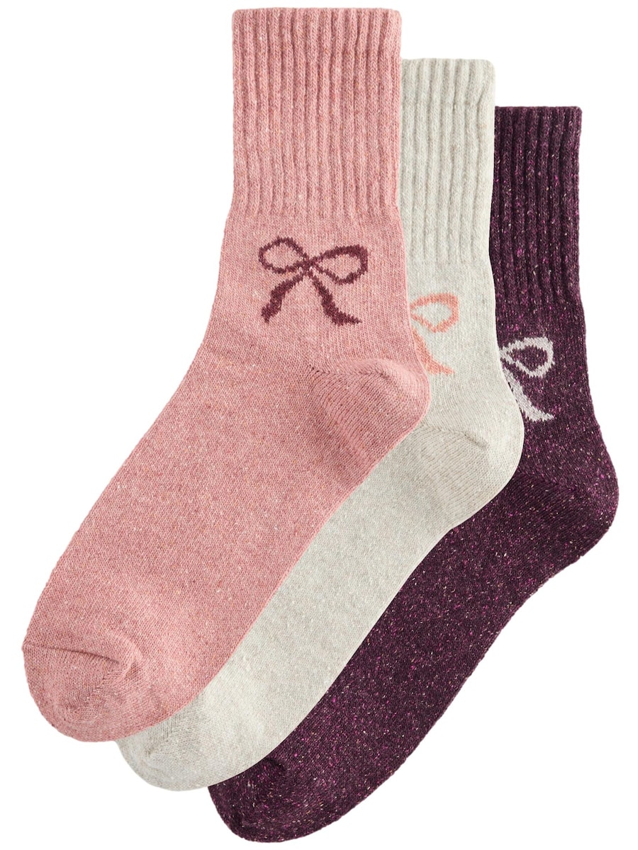 Носки Next, Dusky Pink/Bordeaux/Natural White
Носки Next, Dusky Pink/Bordeaux/Natural White