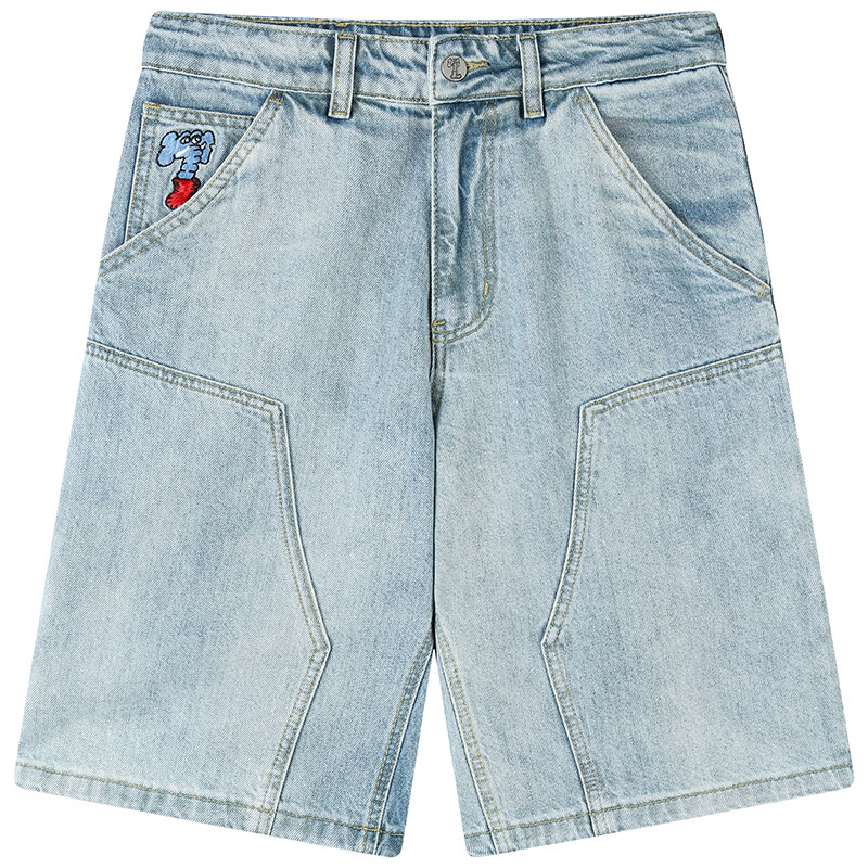 Джинсовые шорты унисекс MIND ERROR, Светло-синий
Джинсовые шорты унисекс MIND ERROR, Светло-синий