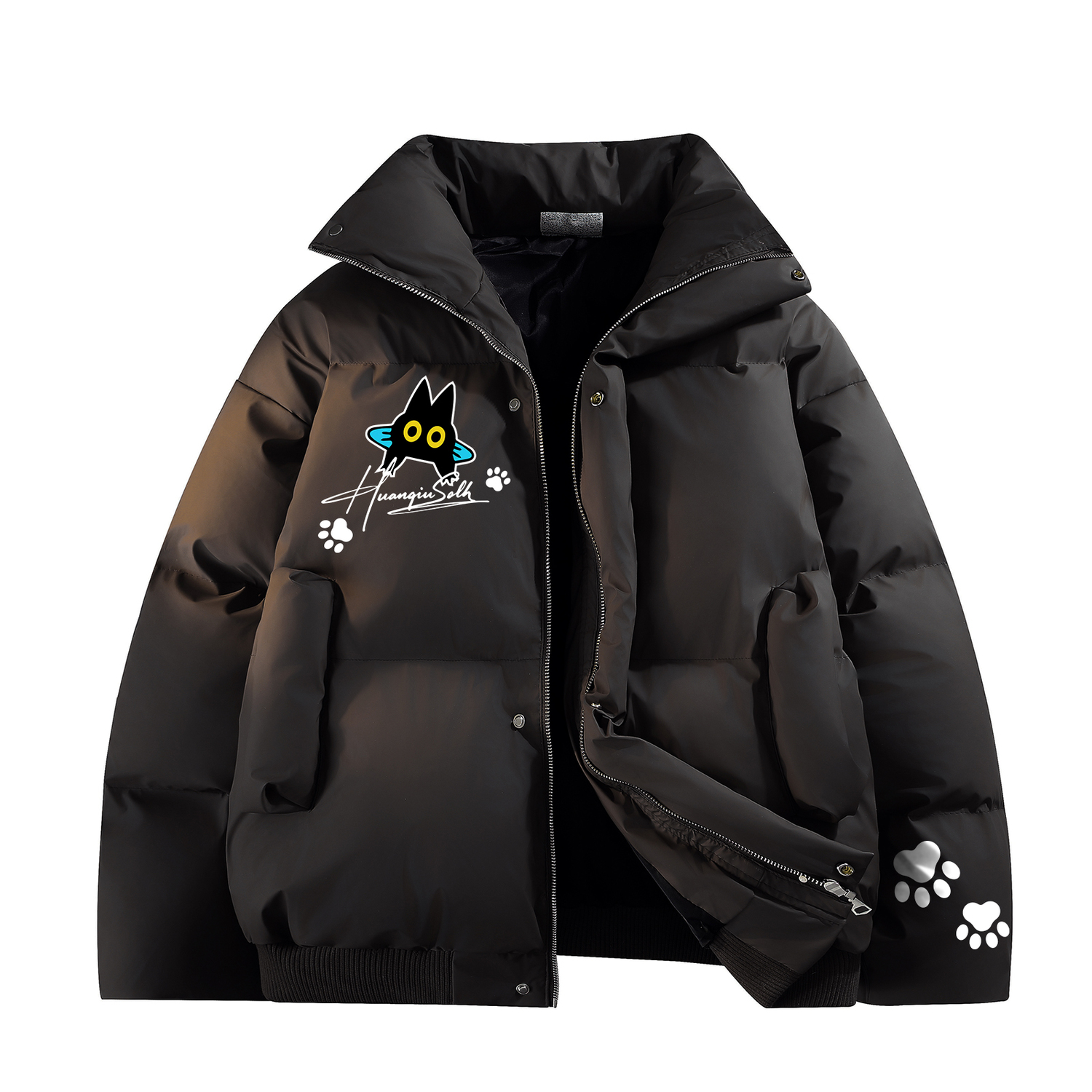 Пуховик Unisex Stand Collar Moderate Padded HUANQIU, черный
Пуховик Unisex Stand Collar Moderate Padded HUANQIU, черный