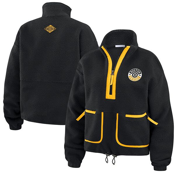 Женская черная куртка-полузип Polar Fleece Boston Bruins Wear By Erin Andrews
Женская черная куртка-полузип Polar Fleece Boston Bruins Wear By Erin Andrews