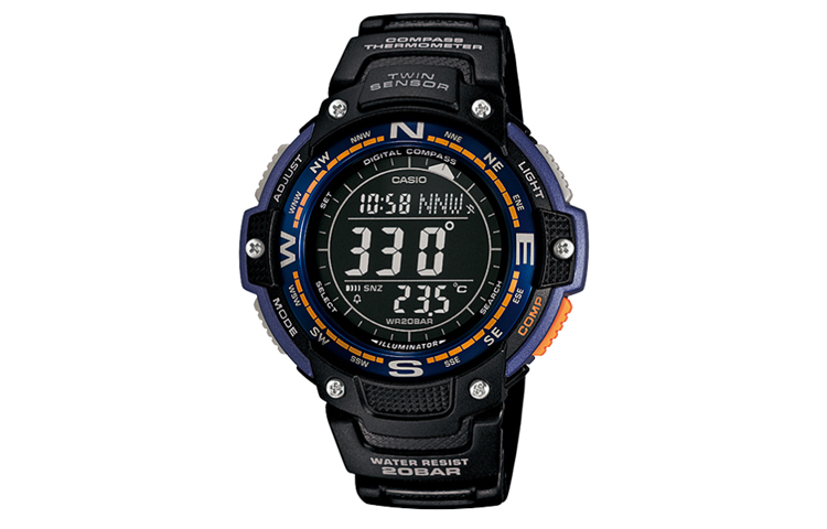 CASIO Часы Men Black Watch SGW-100-2B, Black Dial
CASIO Часы Men Black Watch SGW-100-2B, Black Dial