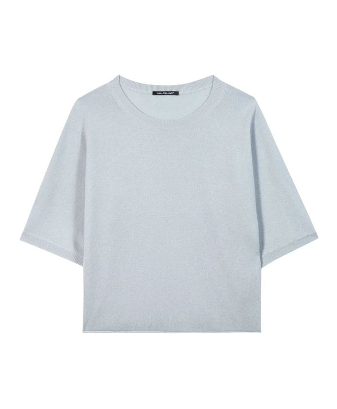 Пуловер из кашемировой смеси с рукавами «летучая мышь». Luisa Cerano, синий
Пуловер из кашемировой смеси с рукавами «летучая мышь». Luisa Cerano, синий