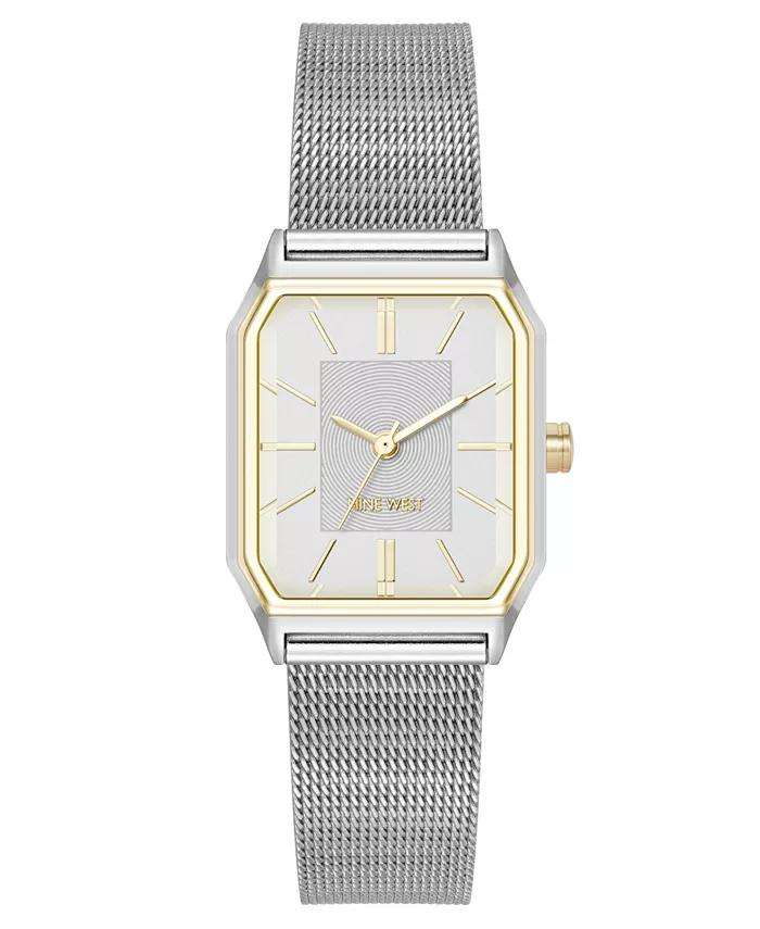Женские часы Quartz Faceted Silver-Tone и Gold-Tone из нержавеющей стали с сетчатым браслетом, 26 мм Nine West, Серебристый, Женские часы Quartz Faceted Silver-Tone и Gold-Tone из нержавеющей стали с сетчатым браслетом, 26 мм Nine West
Женские часы Quartz Faceted Silver-Tone и Gold-Tone из нержавеющей стали с сетчатым браслетом, 26 мм Nine West, Серебристый, Женские часы Quartz Faceted Silver-Tone и Gold-Tone из нержавеющей стали с сетчатым браслетом, 26 мм Nine West
